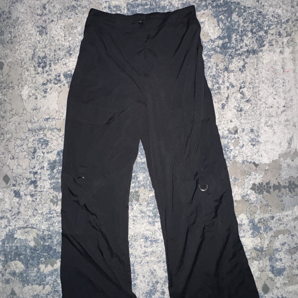 Sincerely Jules Women's Black Cargo Pants Waist Casual Size XL